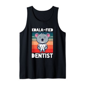 Koala Dentist Medical Mouth Tooth Teeth Dental Worker Medic Tank Top