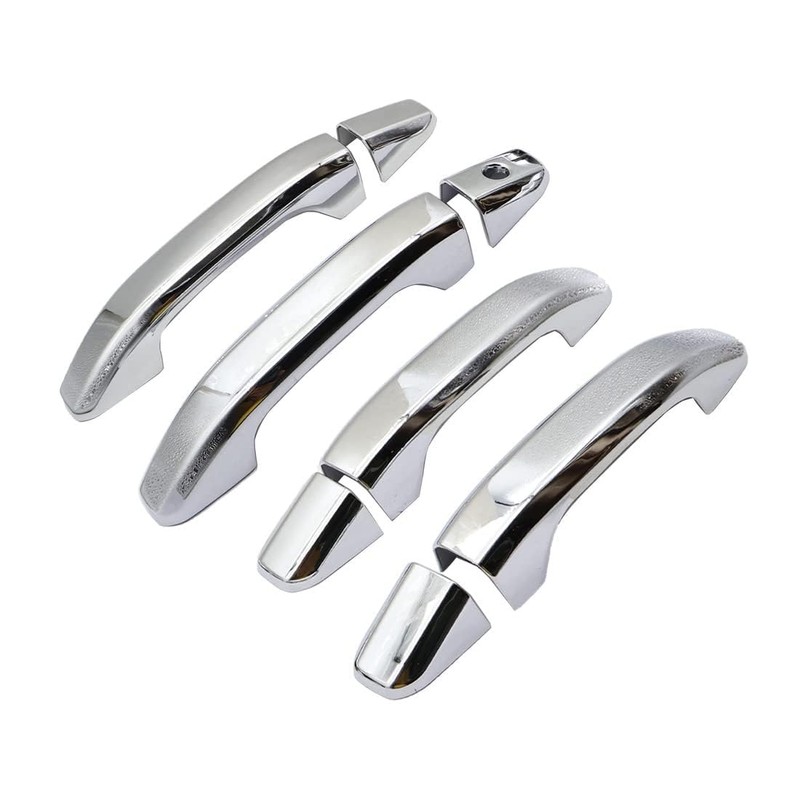 GXARTS Chrome Triple Plated 4 Door Handle Cover Compatible with