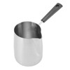 Long Handle Coffee Toroid Pitcher 304 Stainless Steel Rustproof Smoother