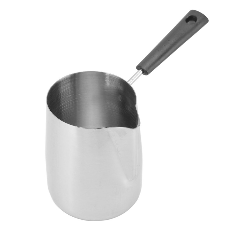 Long Handle Coffee Toroid Pitcher 304 Stainless Steel Rustproof Smoother