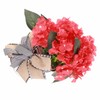 Red Geranium Barrel Wreath Front Door Red Geranium Basket Wreath