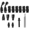 6AN 3/8” PTFE Fuel Line Kit w/Nylon Stainless Braided Fuel