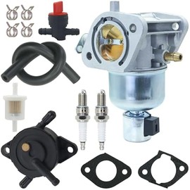 15004-0986 Carburetor Fits For Kawasaki FS651V FR651V FS730V FR730V FS691V FR691V Replaces for 15004-0984 15004-0985 15004-0826 15004-0828 15004-7052 15004-7062 with 49040-0770 Fuel pump