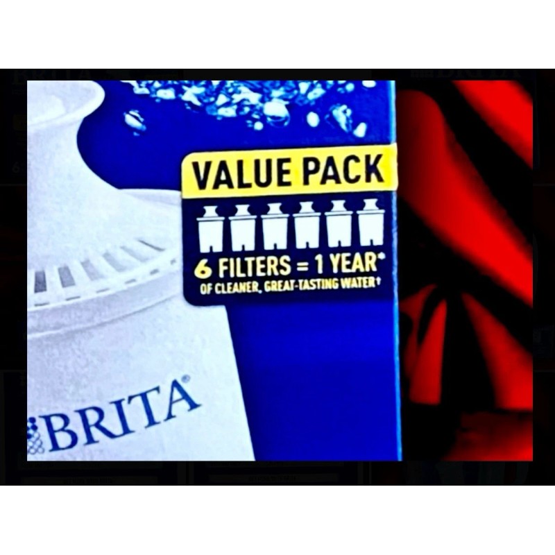 BRITA water Filter 6 Cup Pitcher W 1 Filter and