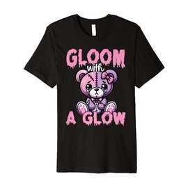 Gloom with A Glow Sad Cute Pastel Bear Premium T-Shirt
