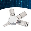 3 Way Air Splitter 1/4 Inch NPT Male Thread 3