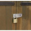 amig - Mod.1 Steel and Zinc Plated Padlock Holder/118.5x45mm/Heavy Duty