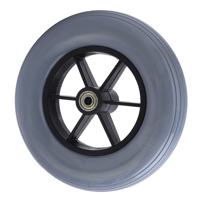 194mm Gray Electric Wheelchair Wheel Non Slip No Noise Stable