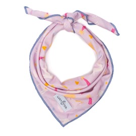 Lucy & Co. Unicorn Magic Bandana - Designer Puppy Accessory. 100% Polyester. Soft, Stylish and Appropriate for Any Occasion. Machine Washable (Small, Purple & Pink Unicorns)