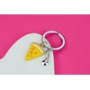 O meta[l]morphose METALMORPHOSE Pizza Keyring - Gift for Men, Gift