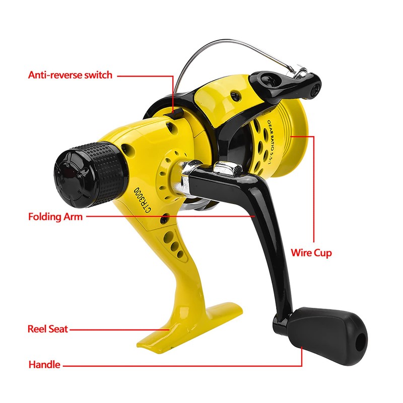 RiToEasysports Saltwater Freshwater Fishing Reel (3000)