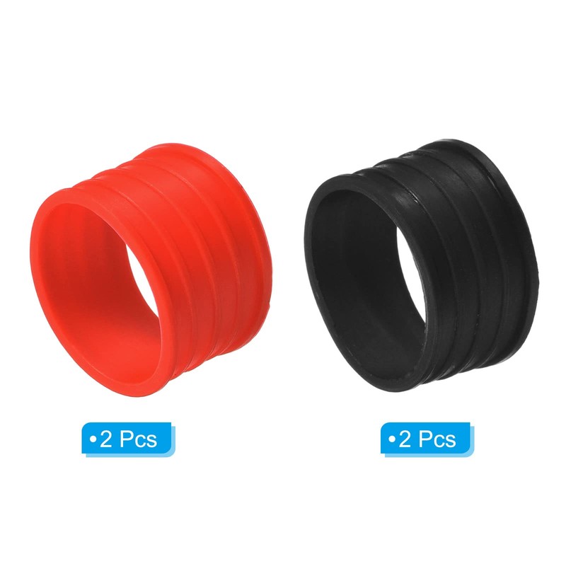 PATIKIL Badminton Racket Handle Grip Ring, 4 Pack Racquet Fix