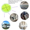 SIZIKJXGHWYI Circular Bubble Level with Double Sided Adhesive Bottom Spirit