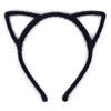 Bonnie Z. Leonardo Furry Cat Ears Headband Black