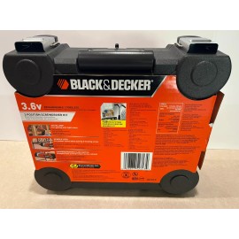 BLACK+DECKER Black & Decker 9078TP 3.6 Volt NiCad Cordless Rechargeable Screwdriver Kit New