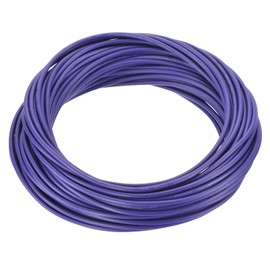 sourcing map 18AWG Stranded PVC Hookup Wire, UL1015 600V 15m/50ft Tinned Copper Electrical Wire Purple 221 F for Internal Connecting