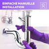 Universal Siphon for Washbasins and Washbasins with Device Connection -