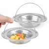 RAFIYU Pack of 2 Stainless Steel Sink Strainer with Handle,