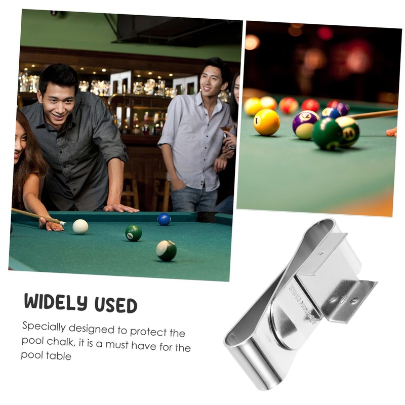 Kisangel Professional Magnetic Billiard Chalk Holder Portable Cue Chalk Clamp