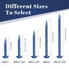 Mellewell #8 x 1-1/4" Blue Coated Pocket Hole Screws, Square