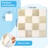 Art3d 10-Pack Heavy-Duty Peel and Stick Backsplash, 12x12 Inch Self-Adhesive