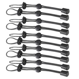 HOUSON 10PCS Backpack Hiking Stick Holder, Securing Elastic Rope Buckle Walking Pole Fixing Buckle for Climbing Trekking Outdoors Hiking Mountaineering