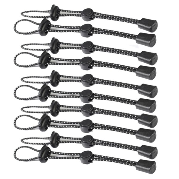 HOUSON 10PCS Backpack Hiking Stick Holder, Securing Elastic Rope Buckle