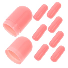 FRCOLOR 8pcs Mini Fillable Lipstick Capsules Easter Multi-purpose Packing Tubes Compact Storage for Lip Tint and Travel and Special Occasions