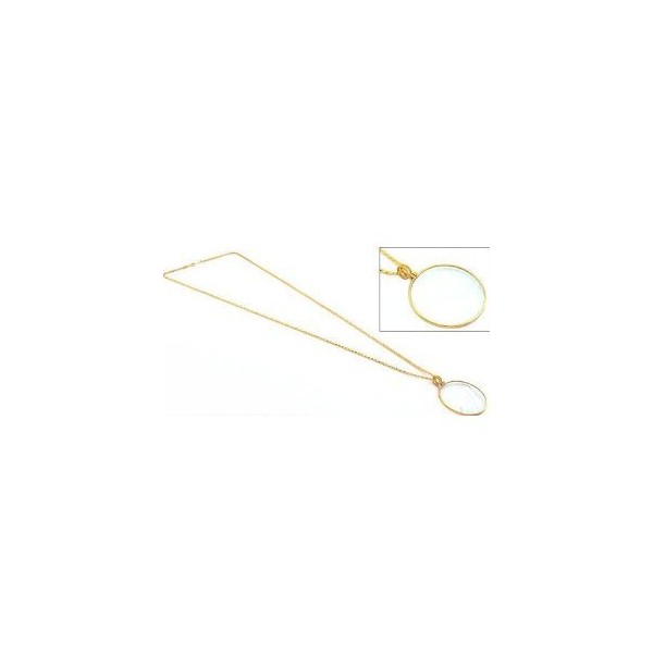 Necklace Magnifier 3 Power (Gold Color)