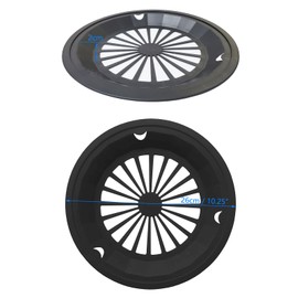 Young Wolf 24Pcs 6 Colors Heavy Duty Plastic Paper Plate Holders Woven Paper Plate Holder for Kitchen Outdoor Picnic