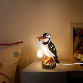 MOUFIER Bird Lamp Table Lamp,Woodpecker Design with LED Bulb,Modern Table Light,Bird Desk Lamp,Table Lamp Mordern Art Deco for Bedroom,Living Room Decoration Woodpecker Desk Lamp