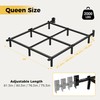Awesofurni Queen Bed Frame, 7 Inch Basics Metal Bed Frame,