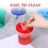 20 PCS No Spill Paint Cups with Lids, Painting Cups