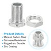 PATIKIL M10x18mm Hex Bolts and Nuts Kit, 10 Set Fine