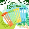 J.H COMPANY Set De 12 Plumas Dinosaurios Kawaii Tinta De