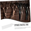 BESPORTBLE Sturdy Wall-Mounted Shear Frame Hair Scissor Rack Acrylic Hair
