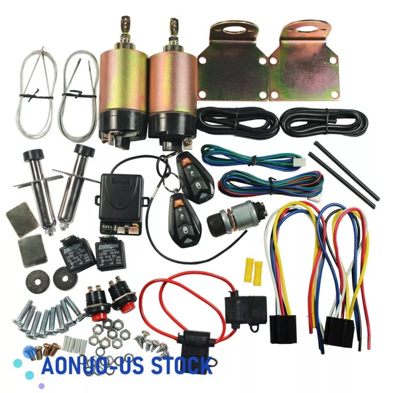 AONUO-US New 85 lb 2 Doors Popper Solenoid Street Rat