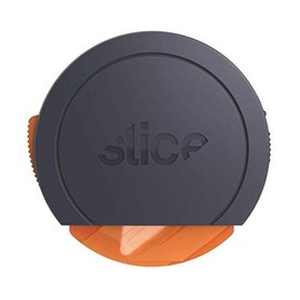 Slice 10477-CS Super-Safe Carton Cutter, Retracting Blade Guard, Finger-Friendly Blade, Easy Grip, Lasts 11x as Long as Metal, 12 Pack