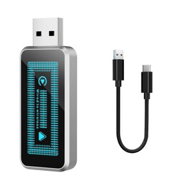 Genérico Adaptador 2en1 CarPlay Inalámbrico y Android Auto Inalámbrico, para con CarPlay y Android Auto Conexión Automática, Compatible con Apps de Navegación