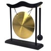 Feng Shui Brass Gong Desktop Zen Art for Fortune +