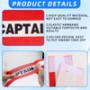 2PCS Black Red Captain's Armband, Elastic Arm Band for Soccer