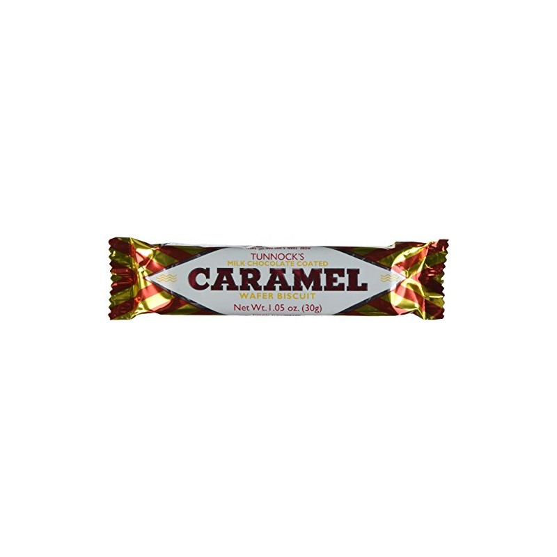 Tunnock's Caramel Wafer Biscuits 30g (Box of 48)