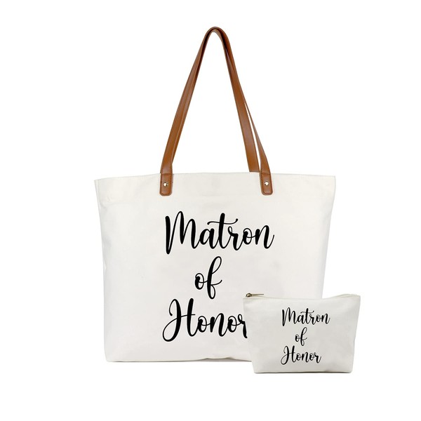 Lamyba Matron of Honor Tote Bag, Matron of Honor Gifts