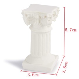 Roman Column Decoration, 3 Pieces Sculpture Decoration, Greek Sand Table Game Decor, Photo Prop, Roman Column for Church, Wedding, Party, Home, School, Villa Model, Hotel Clubs, Weddings, Shop Window,