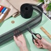 BENECREAT 10m Black Curtain Tape, 75mm Curtain Pleat Tape Perforated