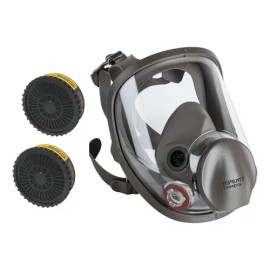 Careta Fullface Respirador P/ Vapores Gases Nom-10-stps-2014