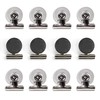 MATANA Super Strong Stainless Steel Magnetic Clips for Magnetic Board,