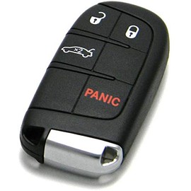 OEM 4-Button Smart Key Fob Remote Compatible with 2019-2023 Dodge Challenger & Charger (FCC ID: M3N-40821302, P/N: 68394196)