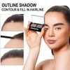FeiCuiYun Eye Brow Powder for Women, Medium Brown Eyebrow Powder