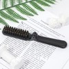 2 Pcs Travel Hair Brush,Folding Boar Bristles Brush Collapsable Pocket